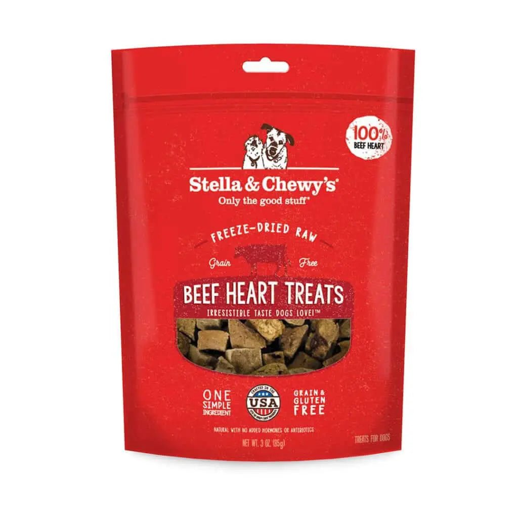 Beef Heart Treats 3 oz - Freeze Dried Raw Dog Treats - Stella & Chewy's - PetToba-Stella & Chewys