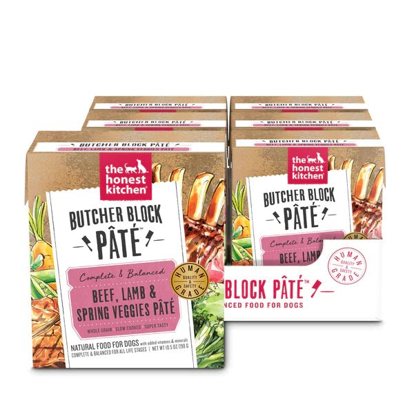 Beef, Lamb & Spring Veggies Butcher Block Pâté - Wet Dog Food - The Honest Kitchen - PetToba-The Honest Kitchen