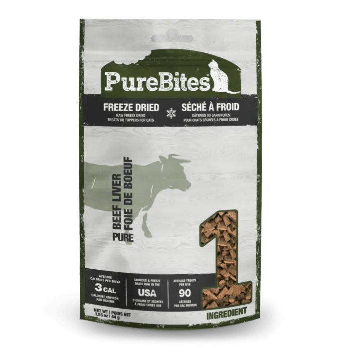 Beef Liver Freeze Dried Cat Treats - PureBites - PetToba-PureBites