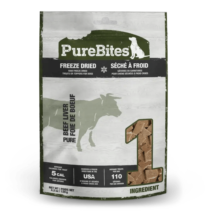 Beef Liver Freeze Dried Dog Treats - PureBites - PetToba-PureBites