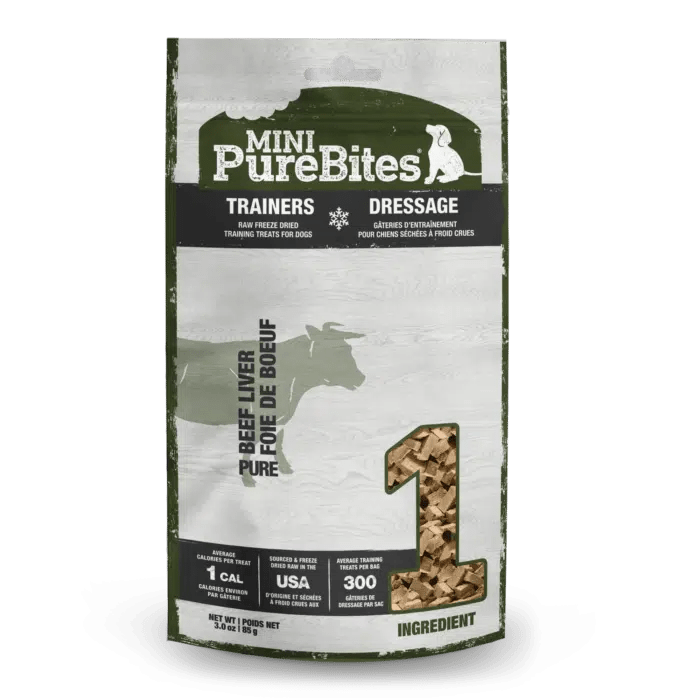 Beef Liver Freeze Dried Mini Dog Treats - PureBites