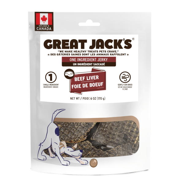 Beef Liver Jerky Dog Treats - Great Jacks