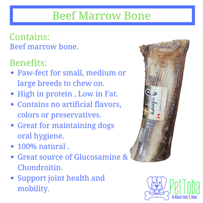 Beef Marrow bone - Large - PetToba-Jakers Treats