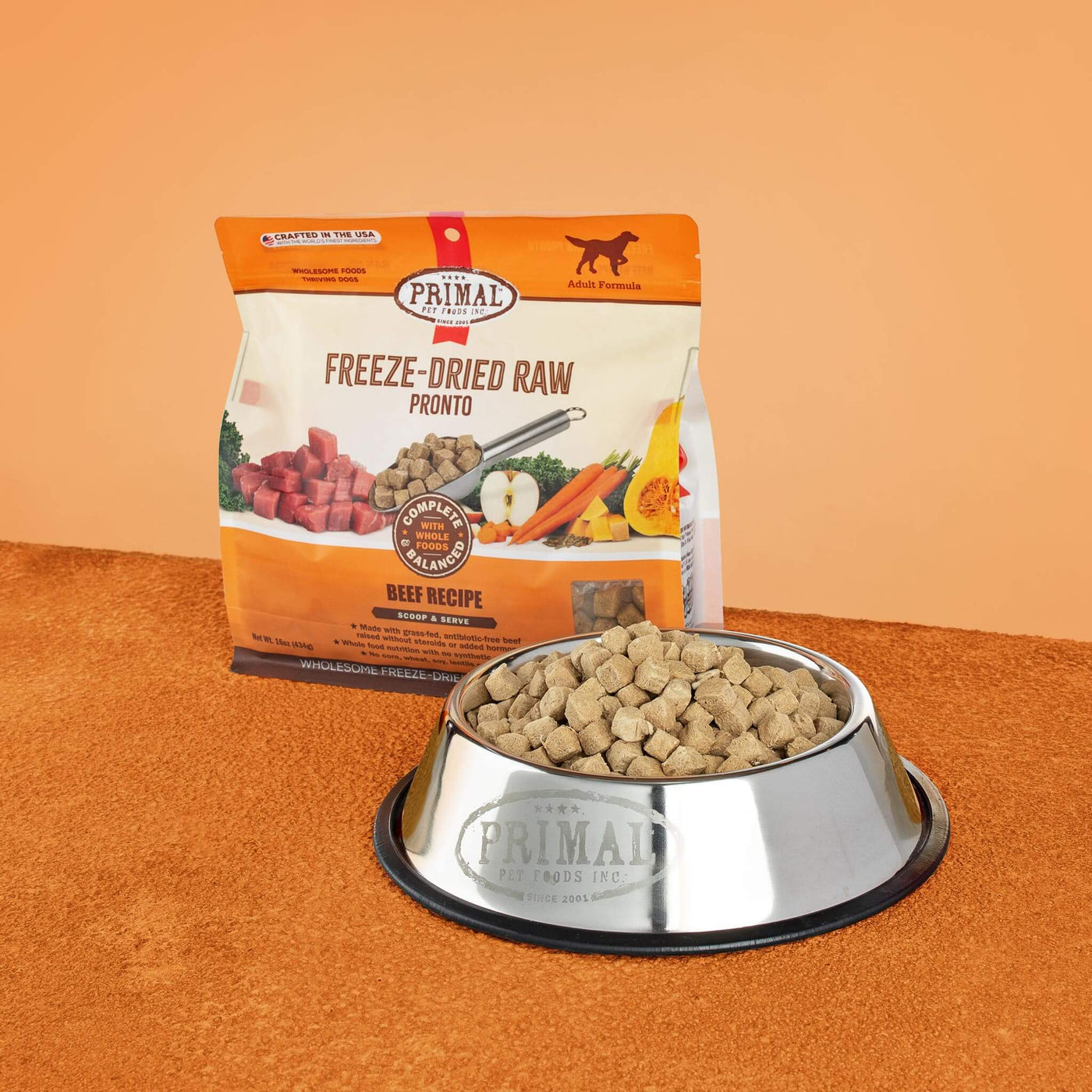 Beef Recipe Raw Pronto - Freeze Dried Raw Dog Food - Primal Pet Foods - PetToba-Primal Pet Foods