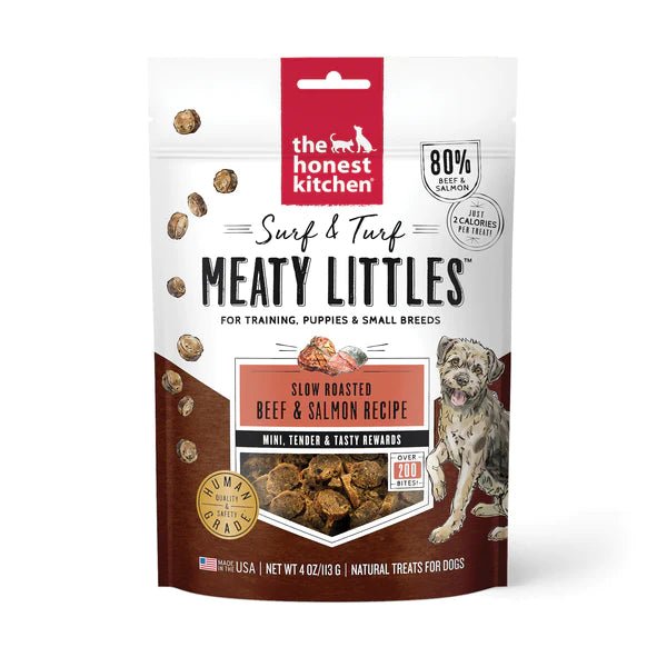 Beef & Salmon Meaty Littles - Dehydrated/Air-Dried Dog Treats - The Honest Kitchen
