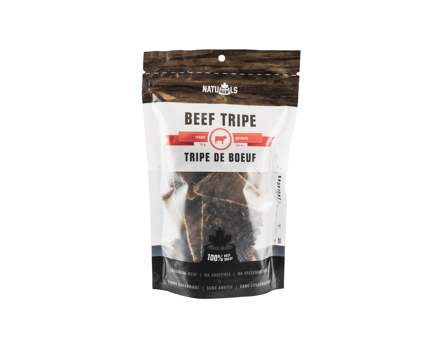 Beef Tripe 75g - Dehydrated/Air-Dried Dog Treats - Naturawls - PetToba-Naturawls