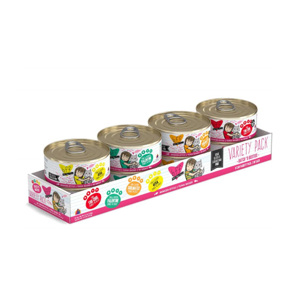 Batch 'O Besties Variety Pack Canned Cat Food (3.0 oz Can/5.5 oz Can) - B.F.F