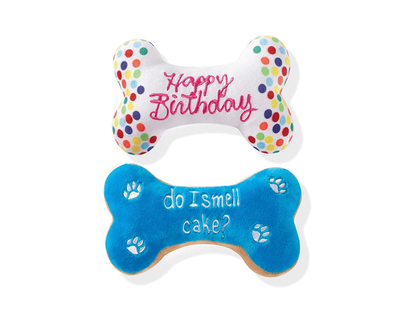 Birthday Bone Cookies Pet Toy - Fringe Studio