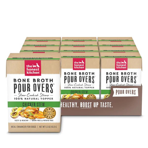 Bone Broth PourOvers: Chicken - Dog Food Topper - The Honest Kitchen - PetToba-The Honest Kitchen