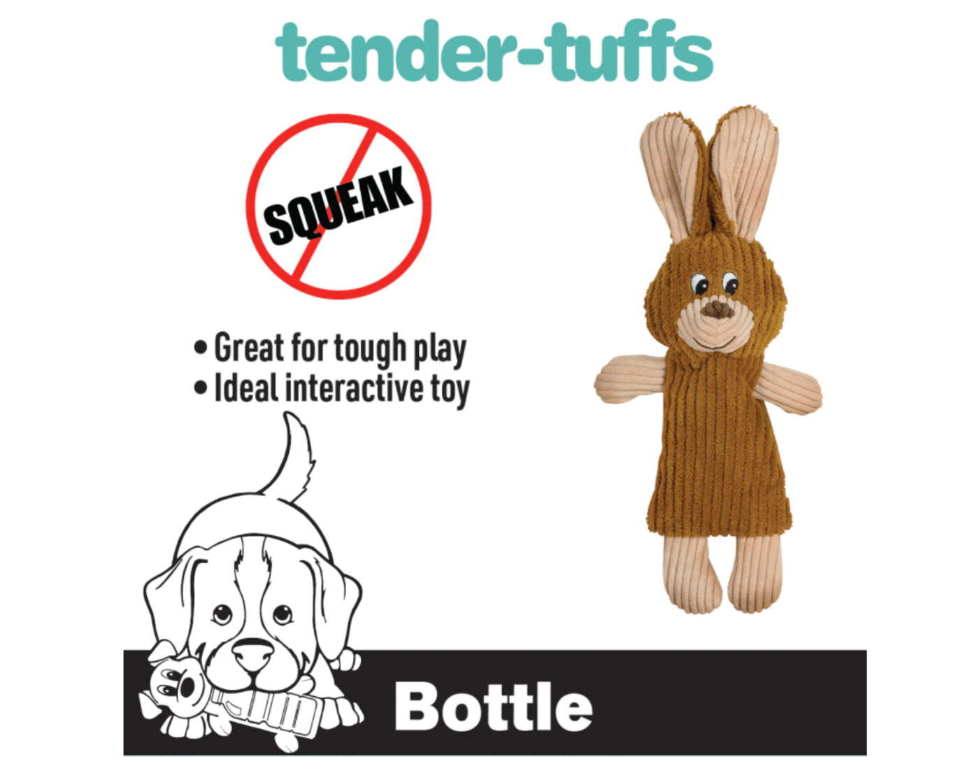 Bottle Whisper Rabbit - Smart Pet Love Tender-Tuffs - PetToba-Smart Pet Love