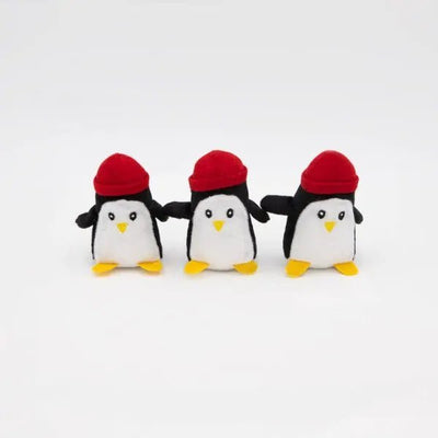 Burrow Squeaker Toy Penguin Cave - ZippyPaws - PetToba-ZippyPaws
