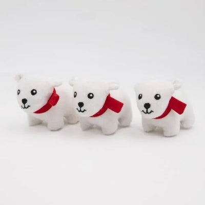Burrow Squeaker Toy Polar Bear Igloo - ZippyPaws - PetToba-ZippyPaws