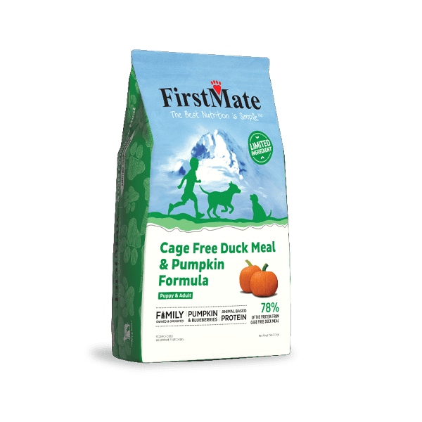 Cage Free Duck Meal & Pumpkin Formula - Dry Dog Food - FirstMate