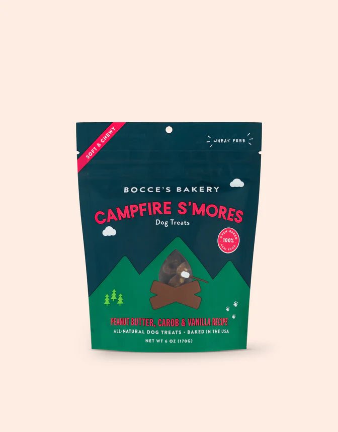 Campfire S'mores Soft & Chewy Treats - Dog Treats - Bocce's - PetToba-Bocce's Bakery