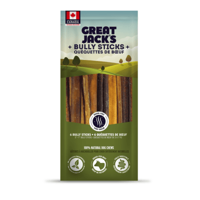Canadian Bully Sticks 5"- 7" - Great Jacks - PetToba-Great Jacks