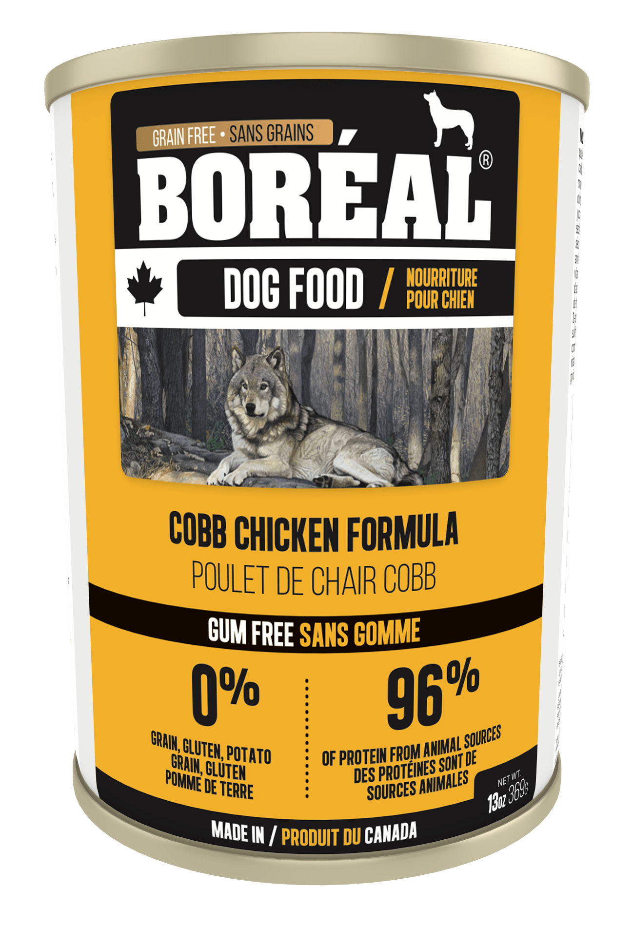 Canadian Cobb Chicken Formula 369g - Wet Dog Food - BORÉAL