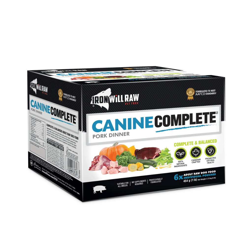 Canine Complete Pork Dinner - Frozen Raw Dog Food - Iron Will Raw