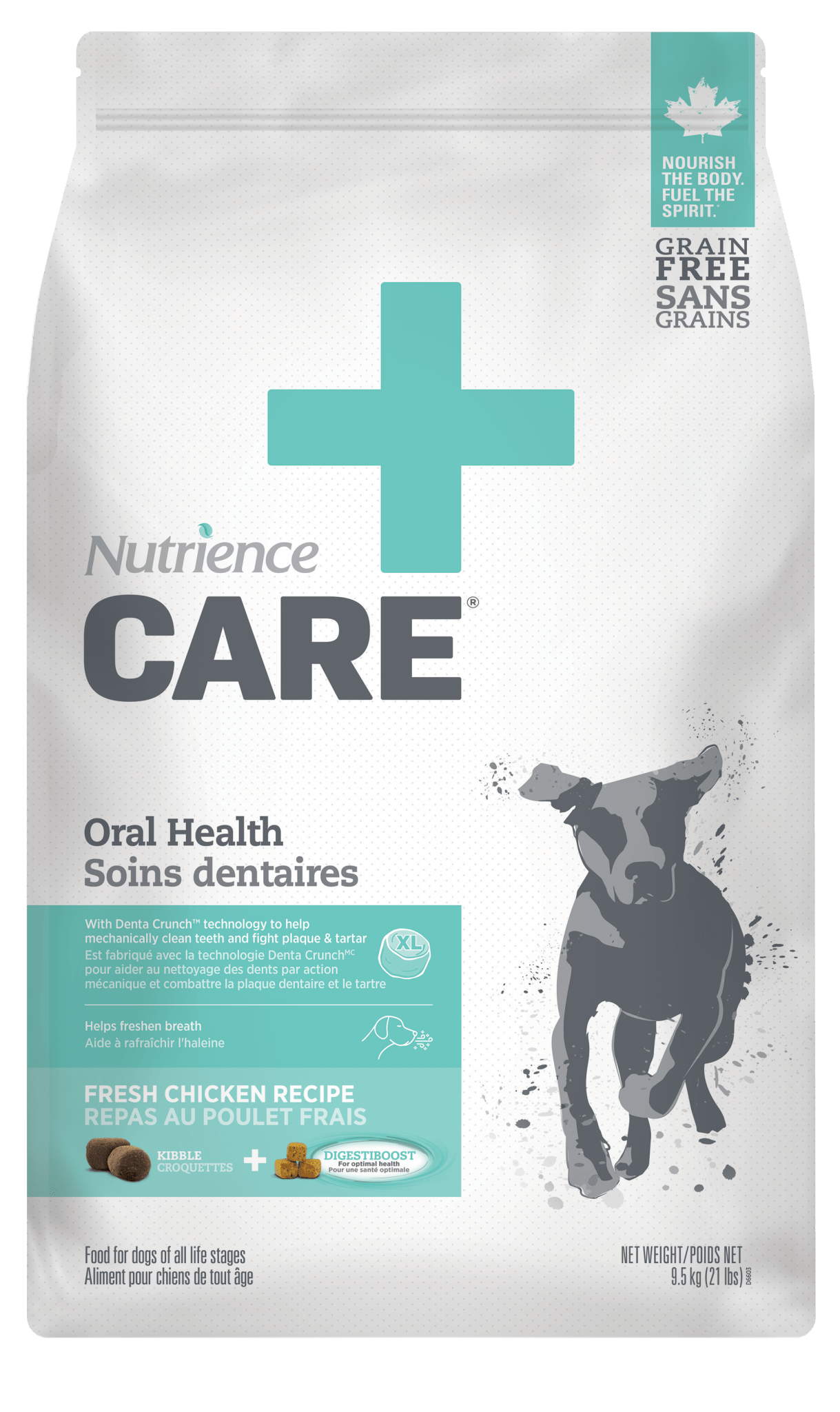 Care+ Oral Health – Dental Kibble for Dogs - Dry Dog Food - Nutrience