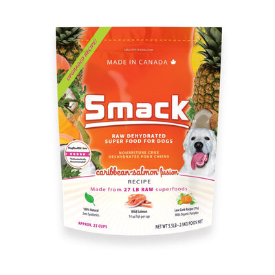 Caribbean-Salmon Fusion - Dehydrated Raw Dog Food (210 gm , 2.5 kg) - Smack - PetToba-Smack Pet Food