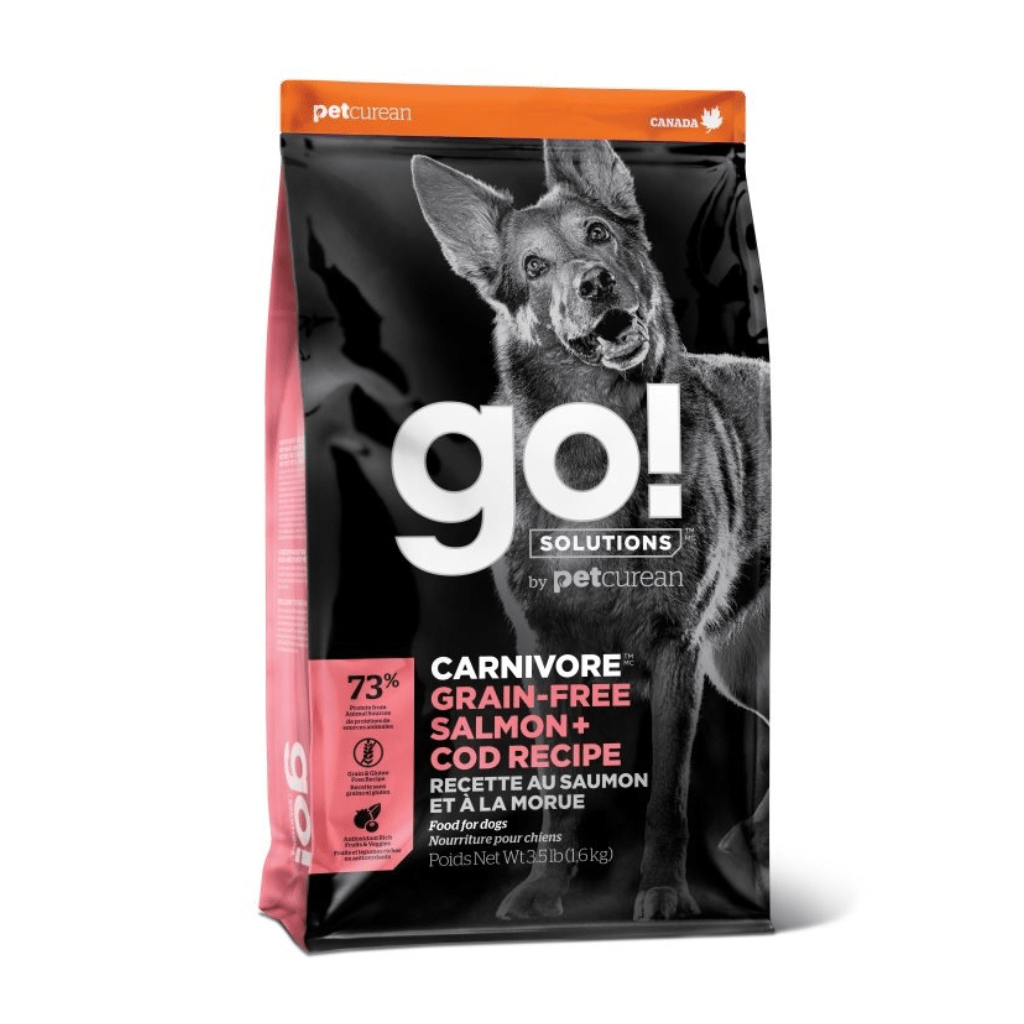 Carnivore Grain-Free Salmon + Cod Recipe - Dry Dog Food - Go! Solutions - PetToba-Go! Solutions