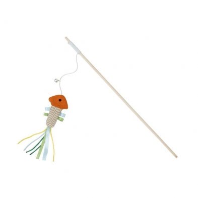 Cat Toy Swing Stick Fish - Cat Toy - Bud'z