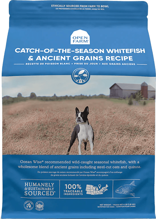 Catch-of-the-Season Whitefish & Ancient Grains - CLEARANCE - Dry Dog Food - Open Farm - PetToba-Open Farm