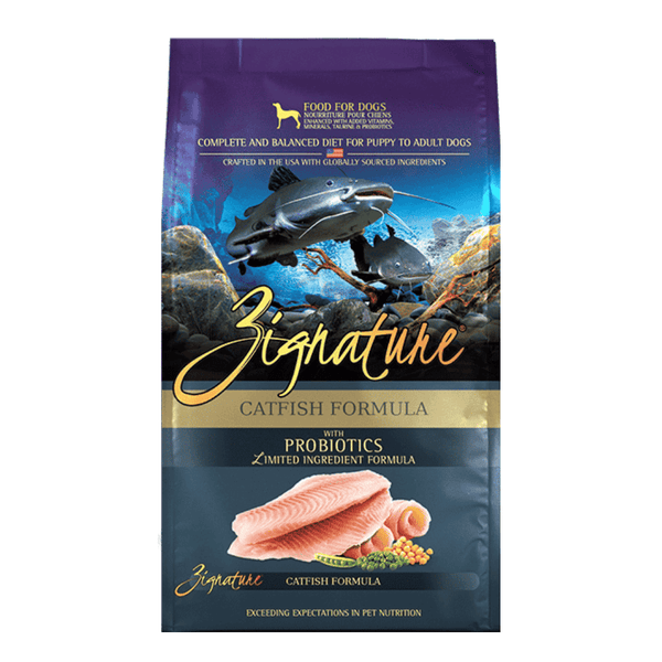 CatFish Limited Ingredient Formula Dry Dog Food Zignature PetToba