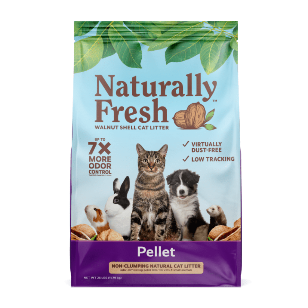 Cat/Small Animal Non-Clumping Pellet Litter 26lb - Naturally Fresh - PetToba-Naturally Fresh