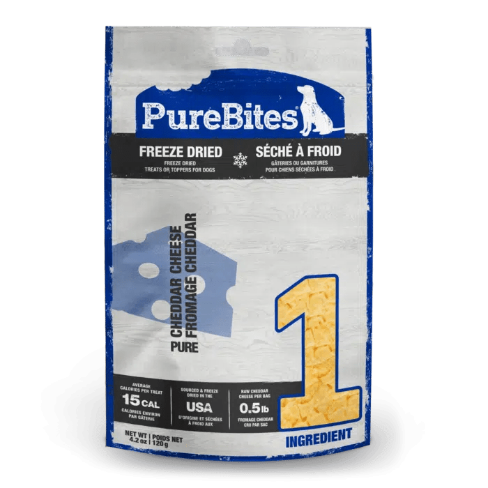 Cheddar Cheese Freeze Dried Dog Treats - PureBites