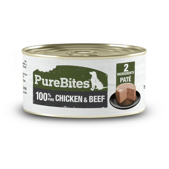 Chicken & Beef Pure Protein Paté for Dogs - Wet Dog Food - PureBites - PetToba-PureBites