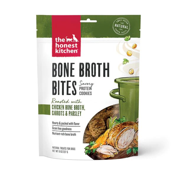 Chicken Bone Broth Bites With Carrots - Dehydrated/Air-Dried Dog Treats - The Honest Kitchen - PetToba-The Honest Kitchen