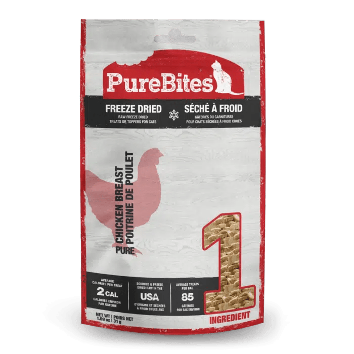 Chicken Breast Freeze Dried Cat Treats - PureBites - PetToba-PureBites