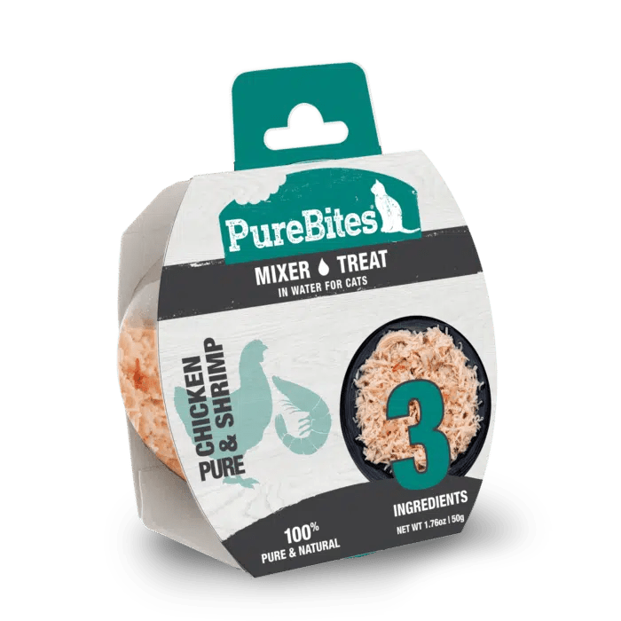 Chicken Breast & Wild Shrimp – Cat Treat • Mixers - PureBites