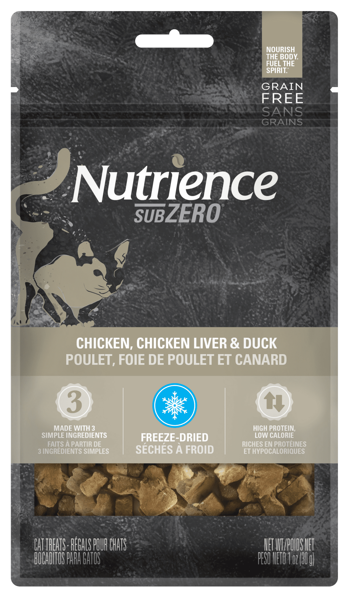 Chicken, Chicken Liver & Duck Freeze Dried Cat Treats-Nutrience