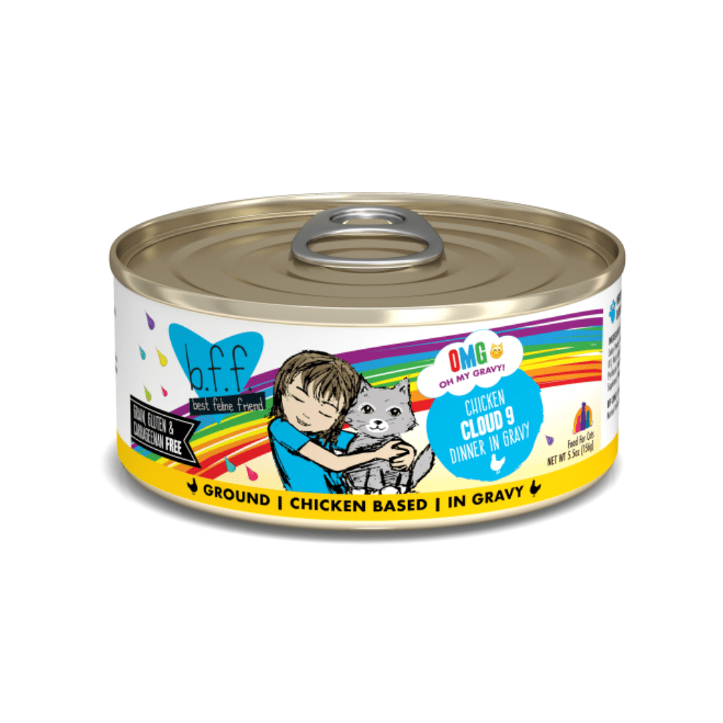 Chicken Cloud 9 (Chicken Dinner in Gravy) Canned Cat Food 5.5 oz - B.F.F - PetToba-Best Feline Friend (B.F.F)