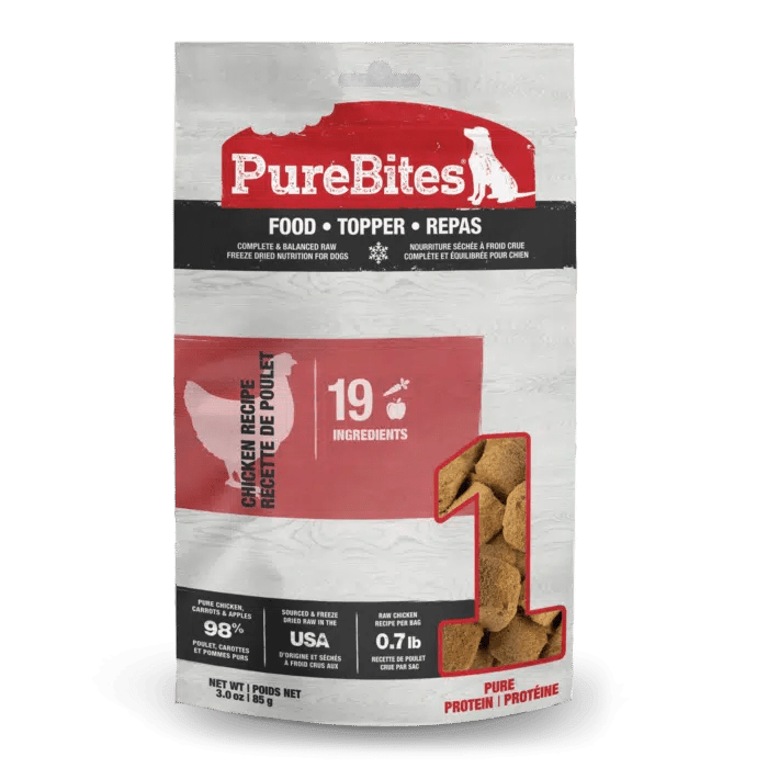 Chicken Freeze Dried Dog Food • Topper - PureBites - PetToba-PureBites