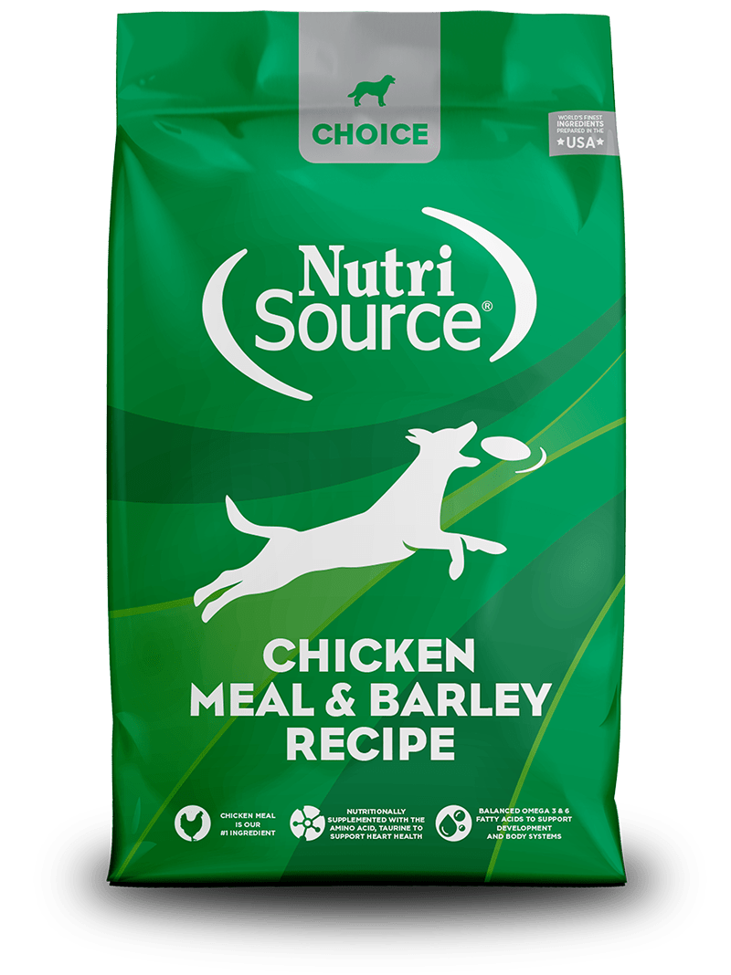 Chicken Meal & Barley Recipe Healthy Affordable Dog Food - Dry Dog Food - CHOICE - NutriSource - PetToba-NutriSource