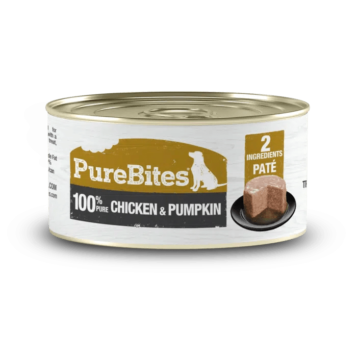 Chicken & Pumpkin Pure Protein Paté for Dogs - Wet Dog Food - PureBites - PetToba-PureBites