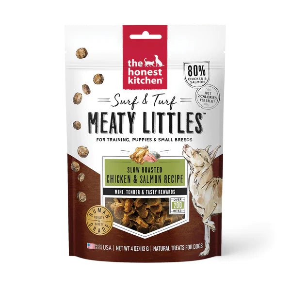 Chicken & Salmon Meaty Littles - Dehydrated/Air-Dried Dog Treats - The Honest Kitchen - PetToba-The Honest Kitchen