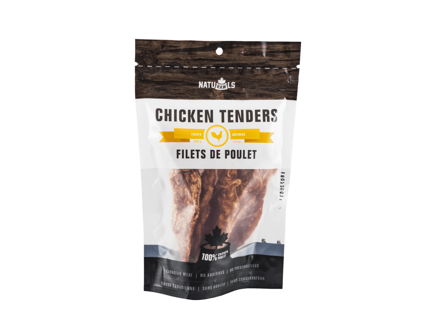Chicken Tenders 100g - Dehydrated/Air-Dried Dog Treats - Naturawls - PetToba-Naturawls