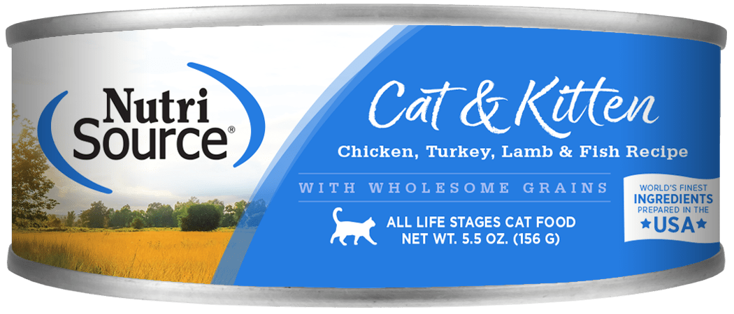 Chicken, Turkey, Lamb & Fish Formula - Wet Cat Food - NutriSource