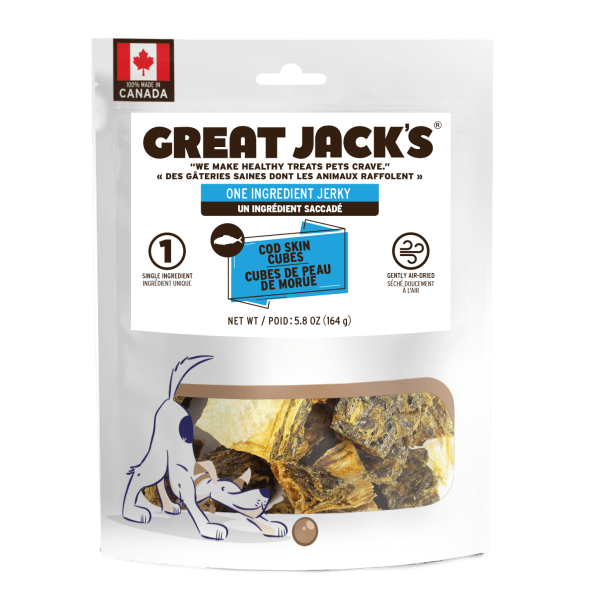 Cod Skin Cubes Dog Treats - Great Jacks - PetToba-Great Jacks