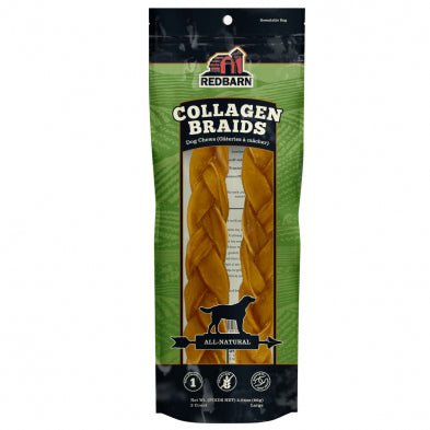 Collagen Braid Large 2pk - Dog Treats - Redbarn - PetToba-Redbarn