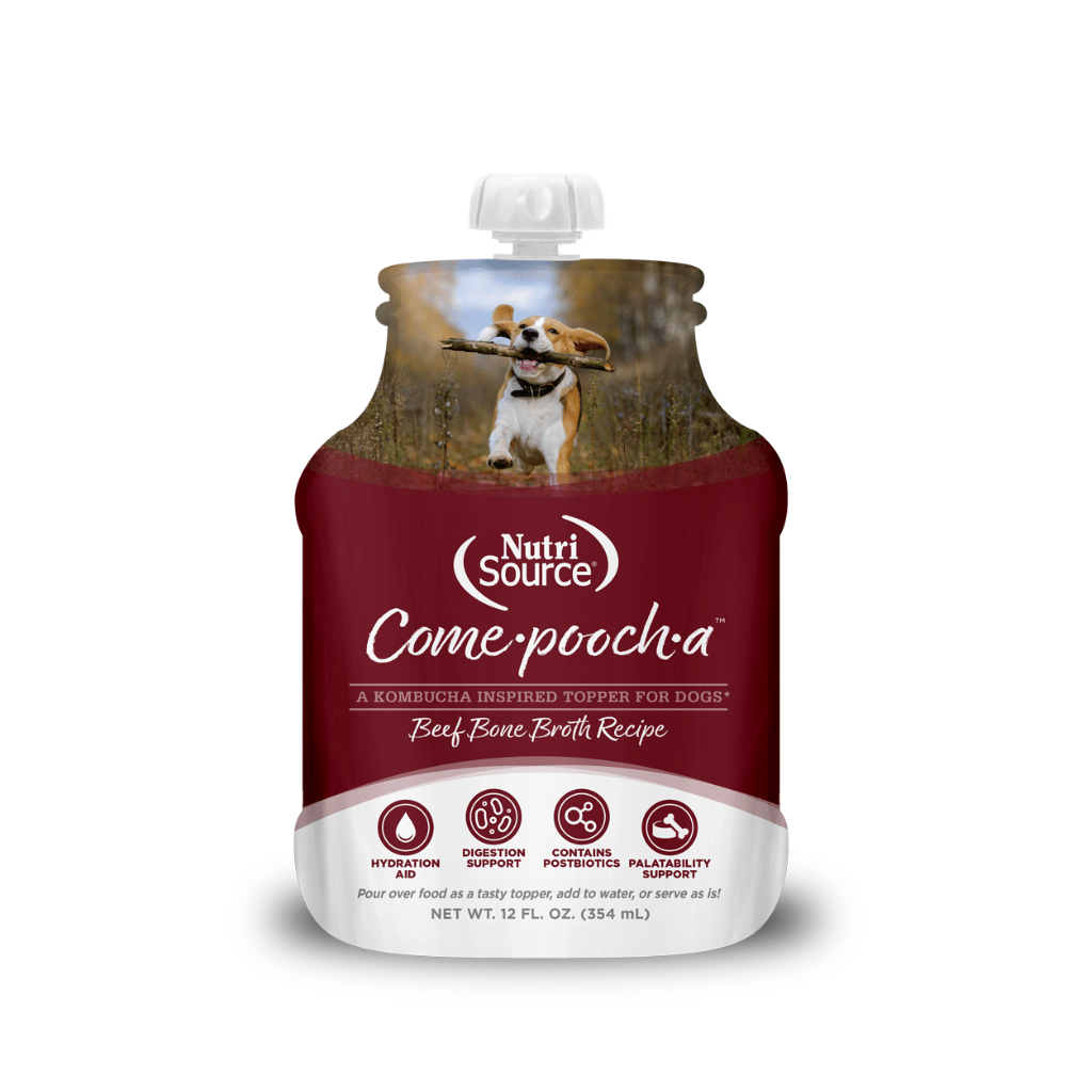 Come-Pooch-A Beef Bone Broth Dog Food Topper, 12 oz - NutriSource