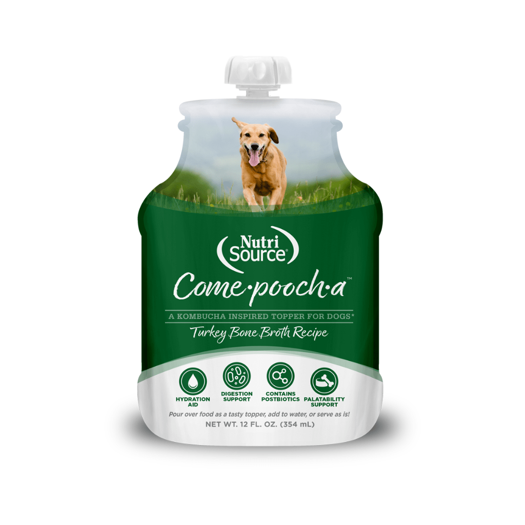 Come-Pooch-A Turkey Bone Broth Dog Food Topper, 12 oz - NutriSource