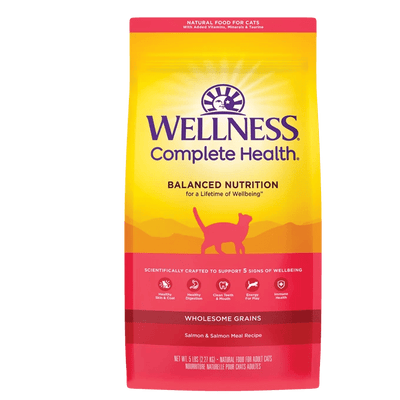 Complete Health™ Adult with Wholesome Grains Salmon & Salmon Meal - Dry Cat Food - Wellness - PetToba-Wellness