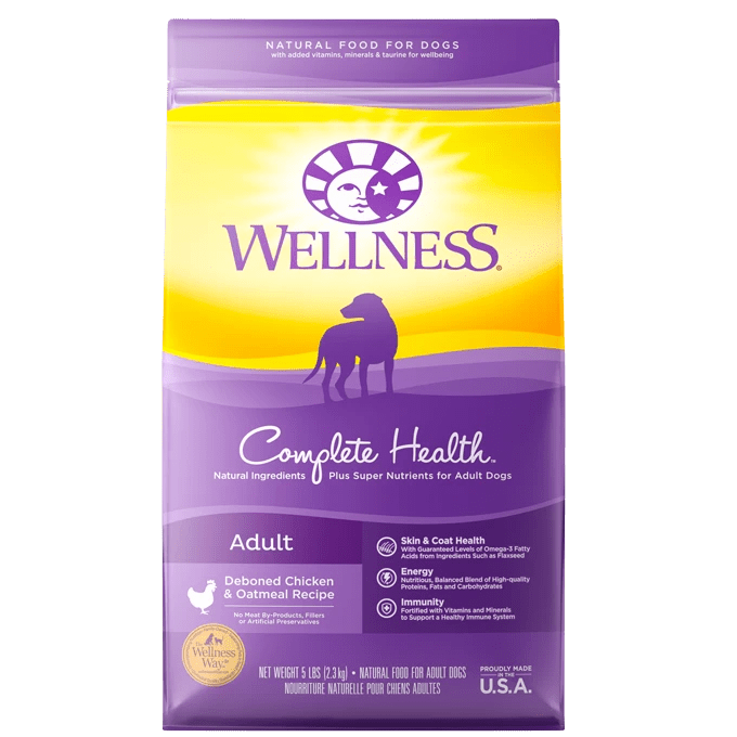 Complete Health Deboned Chicken & Oatmeal - Dry Dog Food - Wellness - PetToba-Wellness