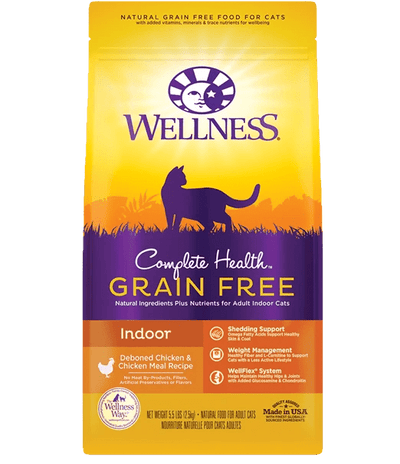 Complete Health™ Grain Free Indoor Deboned Chicken & Chicken Meal - Dry Cat Food - Wellness - PetToba-Wellness