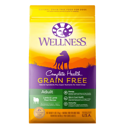 Complete Health Grain Free Lamb & Lamb Meal - Dry Dog Food - Wellness - PetToba-Wellness