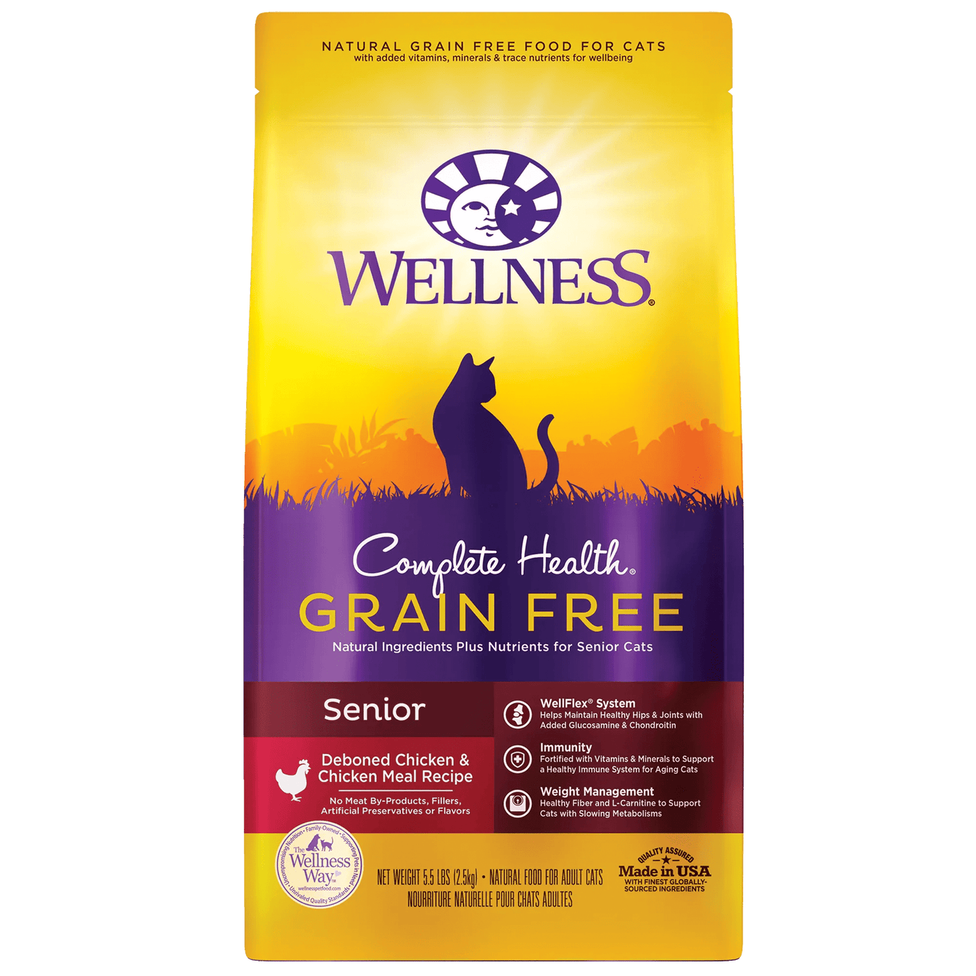 Complete Health™ Grain Free Senior Recipe Deboned Chicken & Chicken Meal - Dry Cat Food - Wellness